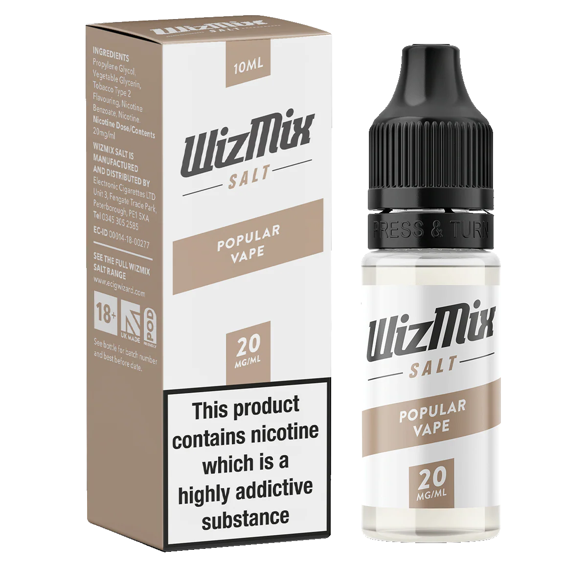WizMix Salt Popular Vape - 10ml - Image 2